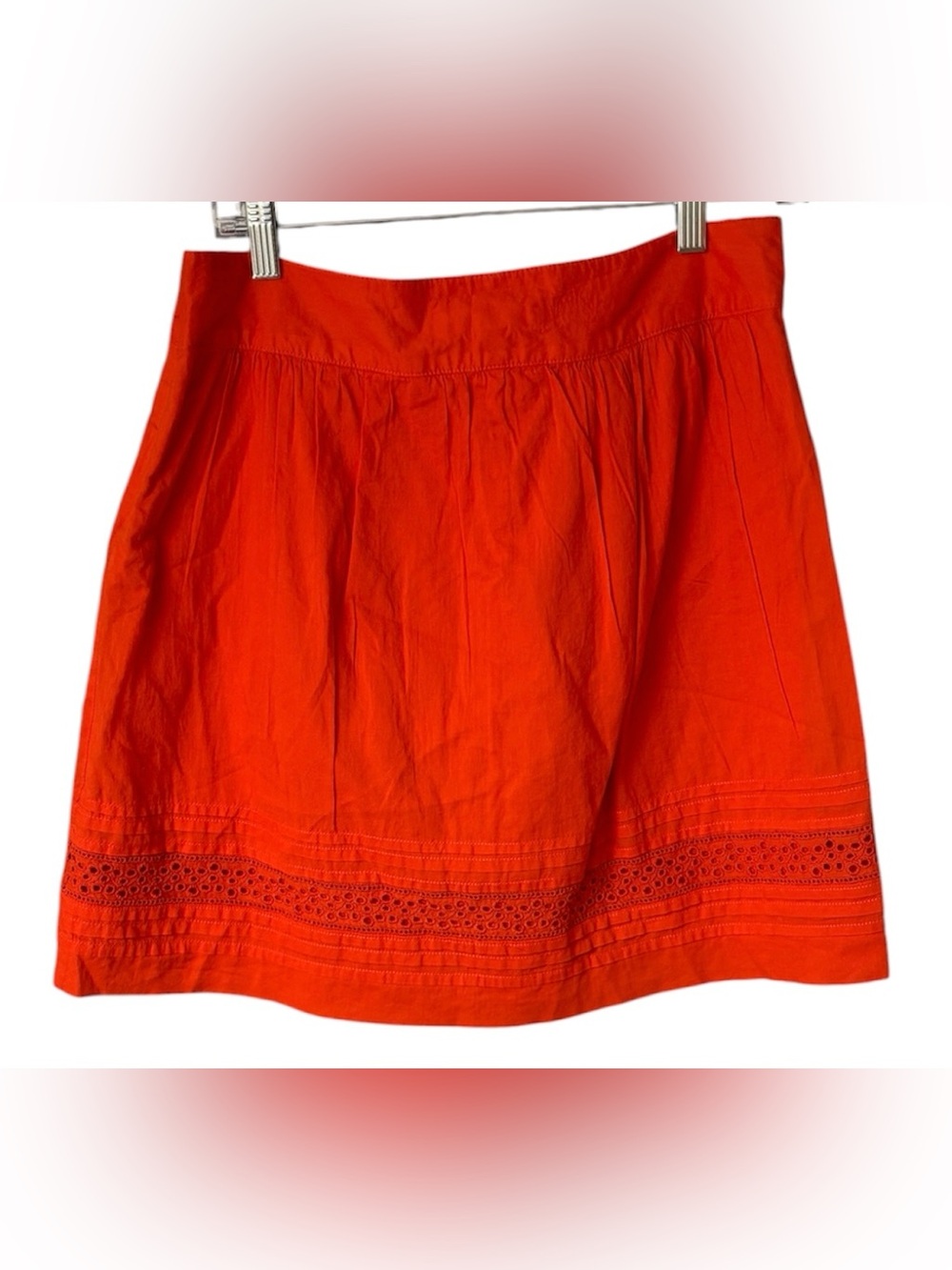 Ann Taylor LOFT Mini Skirt in Orange Size 4 Like New